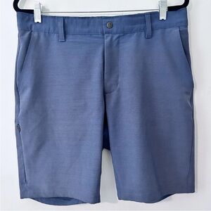 Bylt Shorts Mens Large Blue Kinetic Short Chino Golf Performance Stretch Casual